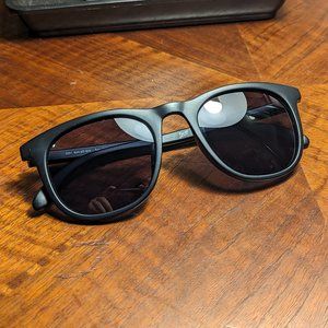 Sunski Seacliff wayfarer sunglasses, matte black
